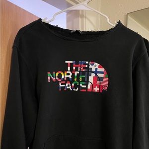 Custom north face crew neck